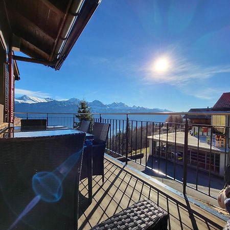 Chalet Lilo 4 Zimmer Big View Беатенберг Экстерьер фото
