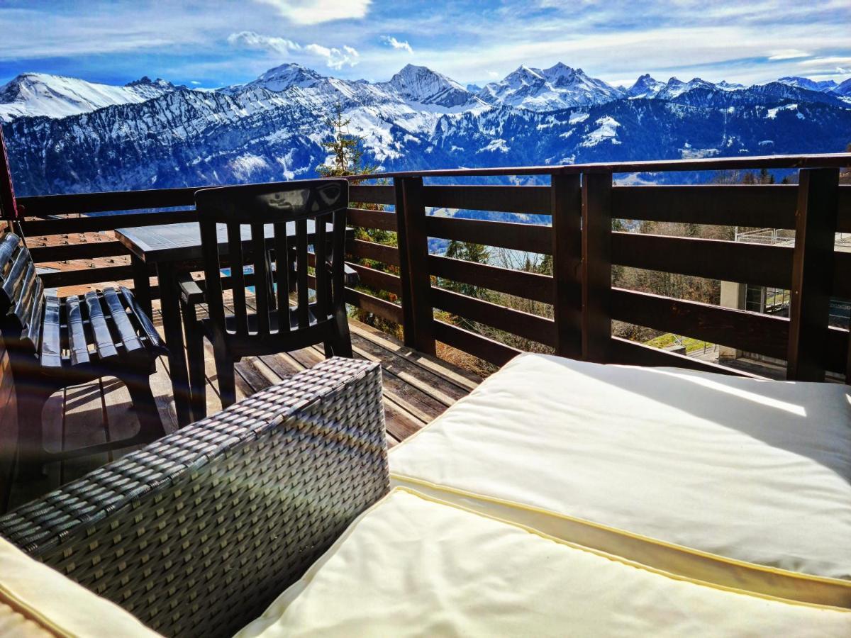 Chalet Lilo 4 Zimmer Big View Беатенберг Экстерьер фото