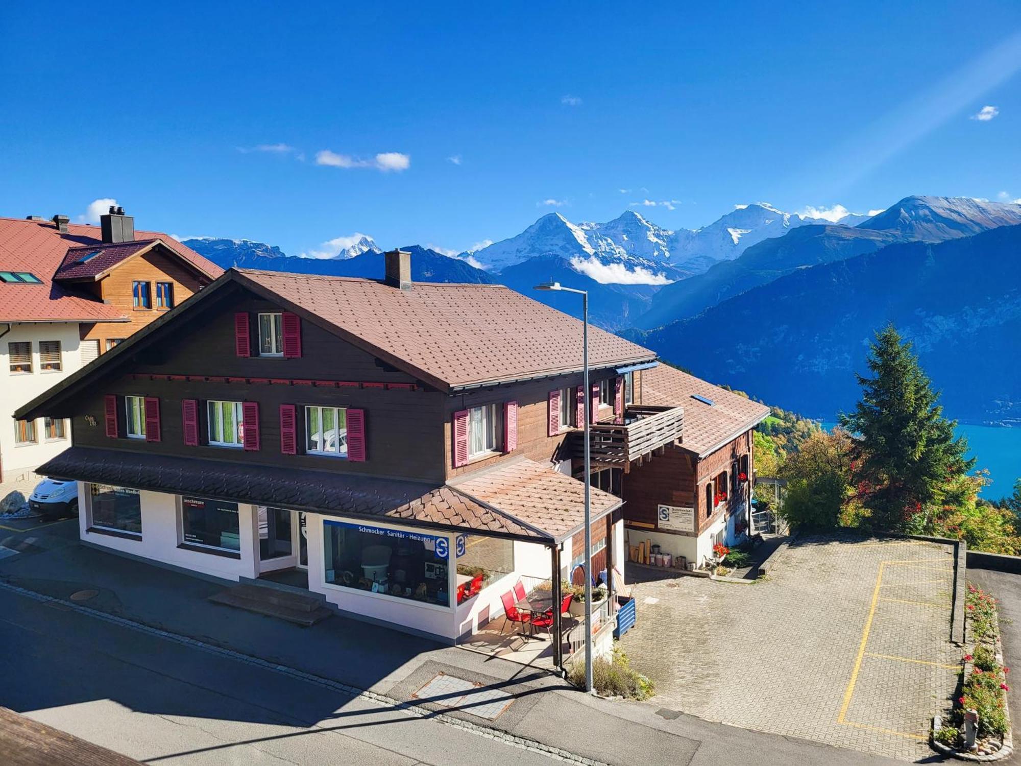 Chalet Lilo 4 Zimmer Big View Беатенберг Экстерьер фото